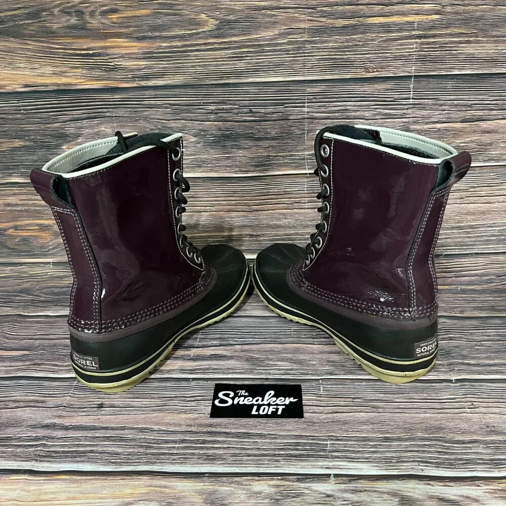 Sorel Dahlia Women's Purple‎ Patent Leather Insulated Snow Boots